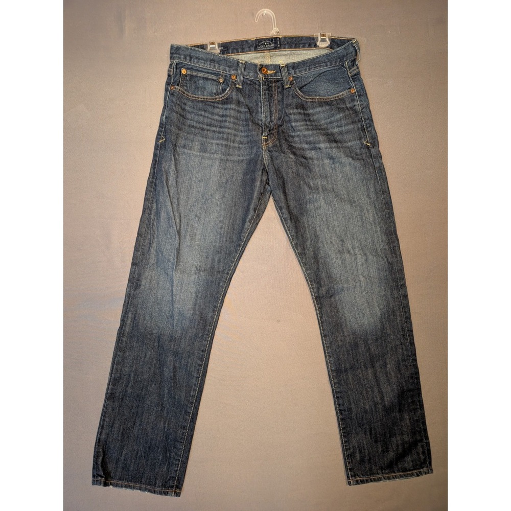 Lucky Brand Jeans Mens Slim 121 Heritage Blue Size 34X30